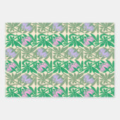 Kunst Nieuwe roze waterlelasmaag Inpakpapier Vel (Voorkant 3)