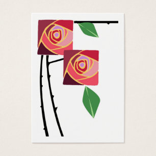 Kunst nieuwe rozen en doornen visitekaartje