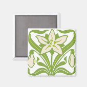 Kunst Nieuwe Snowdruppelbedekking Magneet (Voorkant / Achterkant)