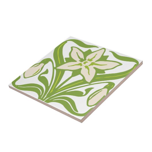  Kunst Nieuwe Snowdruppelbedekking Tegeltje (Zijkant)