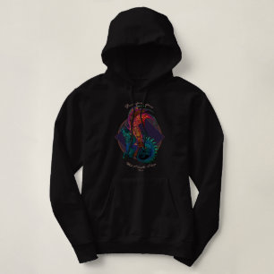 Kunst Nieuwe Stijldraak gekleurd Hoodie