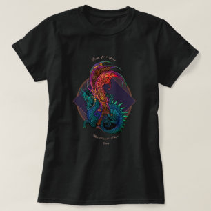 Kunst Nieuwe Stijldraak gekleurd T-shirt