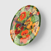 Kunst Nieuwe Stroom Nasturtium Ronde Klok (Hoek)