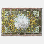 Kunst Nieuwe Vogels en Bloemen Deken (Voorkant)