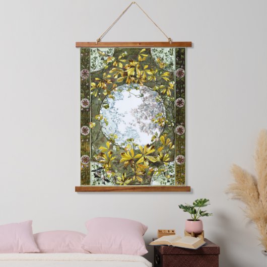 Kunst Nieuwe Vogels en Bloemen Hangend Wandkleed (Slaapkamer)