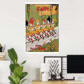  kunst Nieuwe Vreemde meisjes op tand Poster (Thuiskantoor)
