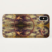 Kunst nieuwe vrouw elegante reclame Case-Mate iPhone case (Achterkant (horizontaal))