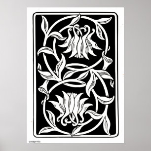 Kunst nieuwe wandbloemen poster