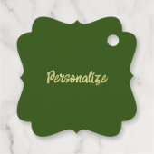 Kunst nieuwe warme chocolade bloemreclame bedankjes labels (Achterkant)