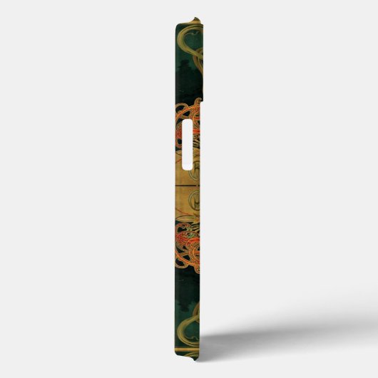 Kunst nieuwe warme chocolade bloemreclame Case-Mate iPhone case (Achterkant / Rechts)