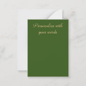 Kunst nieuwe warme chocolade bloemreclame notitiekaartje (Achterkant)