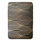 Kunst nouveau, art deco, ventilatorpatroon, brons, badmat (Voorkant Verticaal)