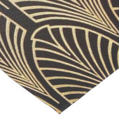 Kunst nouveau, art deco, ventilatorpatroon, brons, lange tafelloper (Hoek)