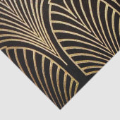 Kunst nouveau, art deco, ventilatorpatroon, brons, tissuepapier (Detail)