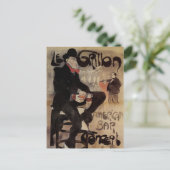  Kunst Nouveau Grillon, Man Drink bier Briefkaart (Staand voorkant)