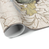 Kunst nouveau william morris plattegrond schets cadeaupapier (Rol Hoek)