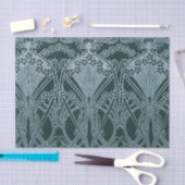 Kunst nouveau, zilvergrijs blauw, patroon, , ret tissuepapier (Craft)