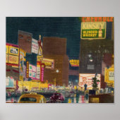  kunst - NYC Times Square, Poster (Voorkant)
