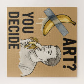 Kunst of snack? Het bananendebat Legpuzzel (Horizontaal)