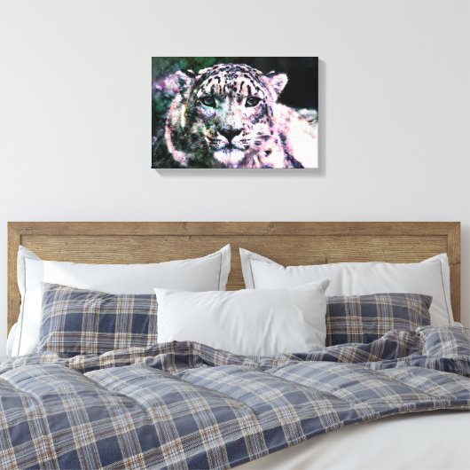 Kunst - omhuld canvas - sneeuwpoppenkapmedium (Insitu (Slaapkamer))