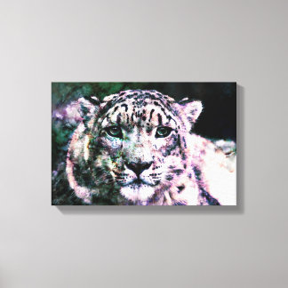 Kunst - omhuld canvas - sneeuwpoppenkapmedium afdruk