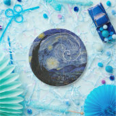  Kunst ontmoet Wiskunde, Van Gogh ontmoet Fibonacc Papieren Bordje (Feest)