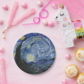  Kunst ontmoet Wiskunde, Van Gogh ontmoet Fibonacc Papieren Bordje (Feest)