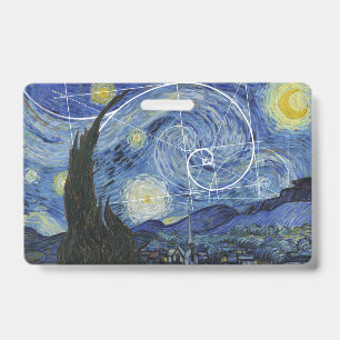 Kunst ontmoet wiskunde, Van Gogh ontmoet Fibonacci Badge