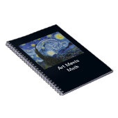 Kunst ontmoet Wiskunde, Van Gogh ontmoet Fibonacci Notitieboek (Rechterzijde)