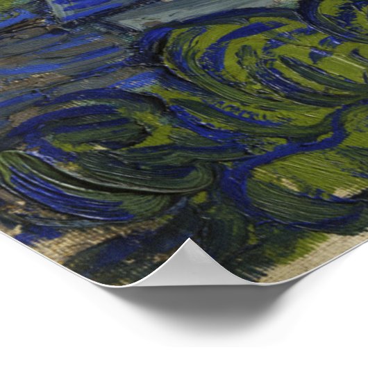 Kunst ontmoet Wiskunde, Van Gogh ontmoet Fibonacci Poster (Hoek)