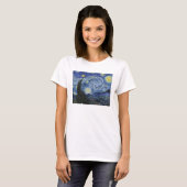 Kunst ontmoet Wiskunde, Van Gogh ontmoet Fibonacci T-shirt (Voorkant volledig)