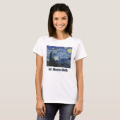 Kunst ontmoet Wiskunde, Van Gogh ontmoet Fibonacci T-shirt (Voorkant volledig)