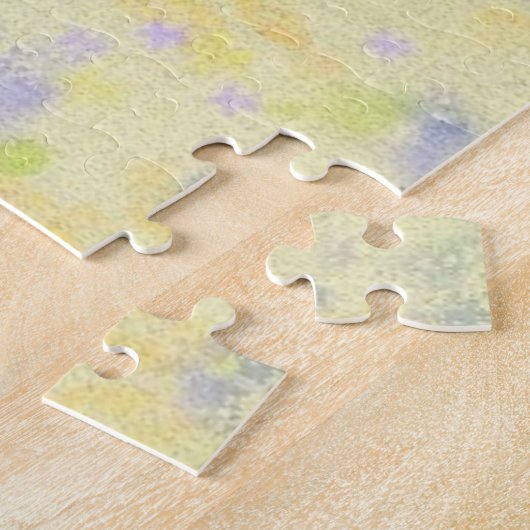 Kunst - Ontspan en herstel - Vrouw en botervliegen Legpuzzel (Zijkant)