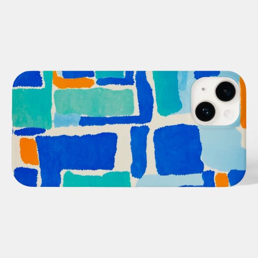 Kunst Ontwerp iPhone Case (Achterkant (horizontaal))