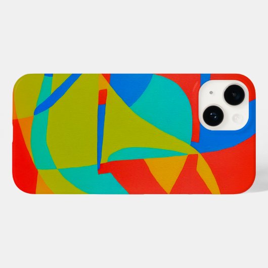 Kunst Ontwerp iPhone Case (Achterkant (horizontaal))