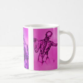 kunst ontwerp koffiemok figuur tekening