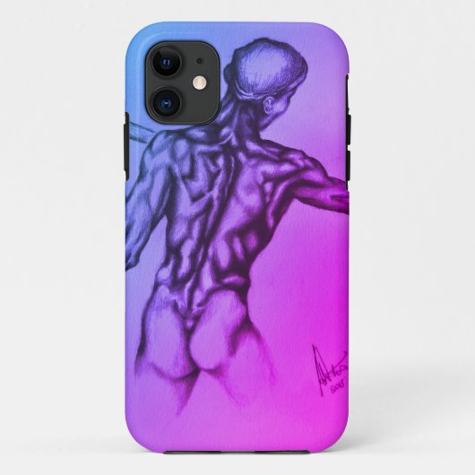 Kunst ontwerp telefoonhoes oude meesters tekening Case-Mate iPhone case (Achterkant)