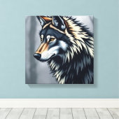 Kunst op canvas afdruk (Insitu (Houten vloer))