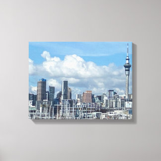 Kunst op canvas uit Auckland Afdruk