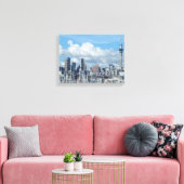 Kunst op canvas uit Auckland Afdruk (Insitu (Woonkamer))