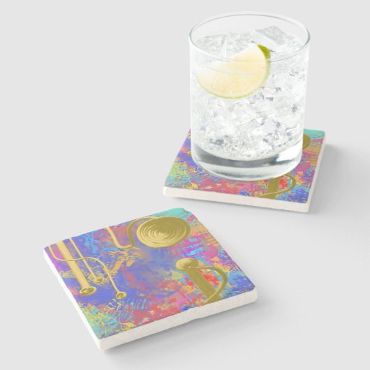 Kunst op de tafel Onderzetters (Zijkant)