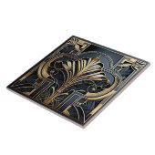 Kunst op deco-geïnspireerde keramische Tegels Tegeltje (Zijkant)