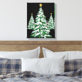 Kunst op feestschilderij canvas afdruk (Insitu (Slaapkamer))