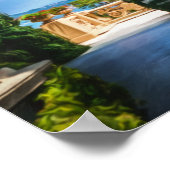 Kunst op foto's in Italië Poster (Hoek)