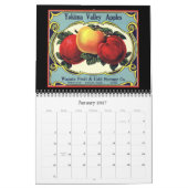 Kunst op  fruitkratenlabel kalender (Jan 2027)