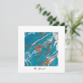 Kunst op Heather Square-kaart Feestdagenkaart (Staand voorkant)