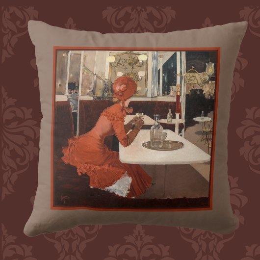  kunst - op het Cafe - Fernand Lungren-plein Kussen