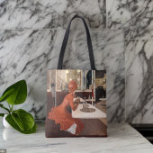  kunst - op het Cafe - Fernand Lungren-plein Tote Bag