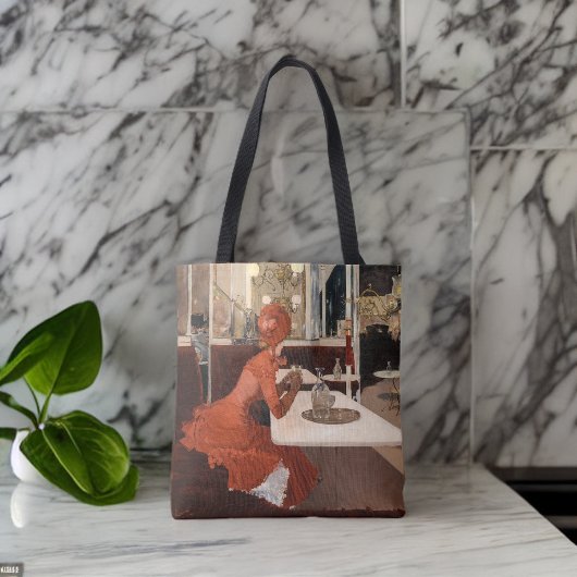  kunst - op het Cafe - Fernand Lungren-plein Tote Bag