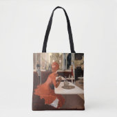  kunst - op het Cafe - Fernand Lungren-plein Tote Bag (Voorkant)